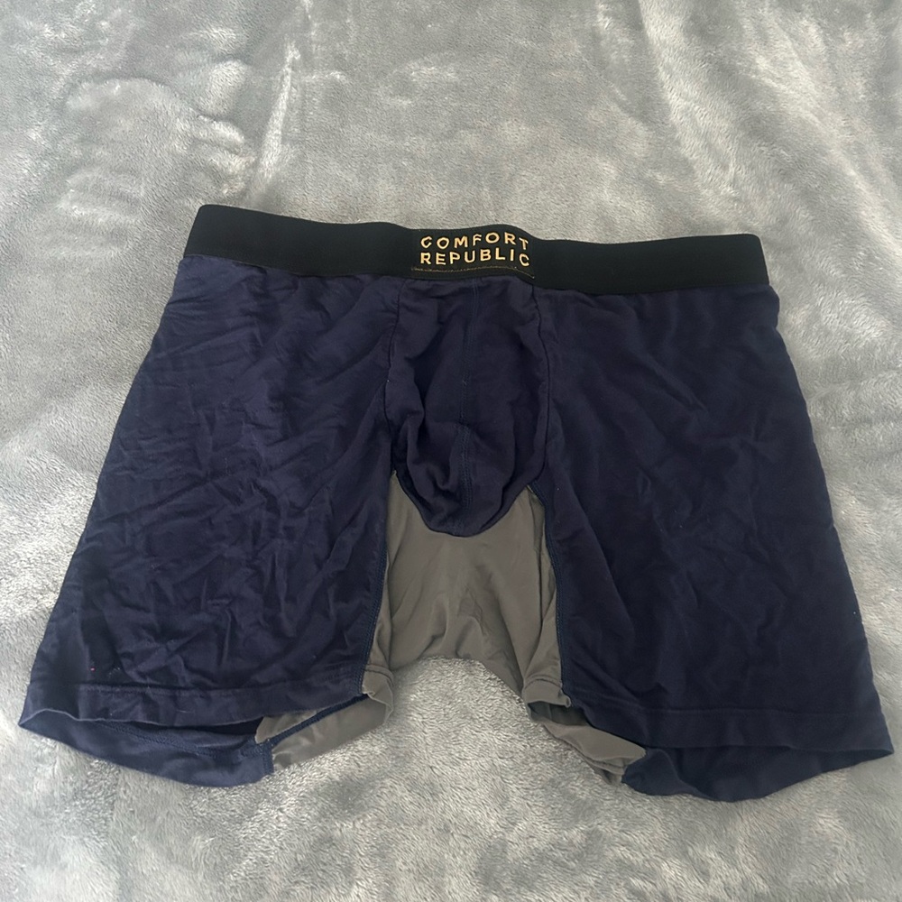 Men's Dark Blue Boxer Briefs